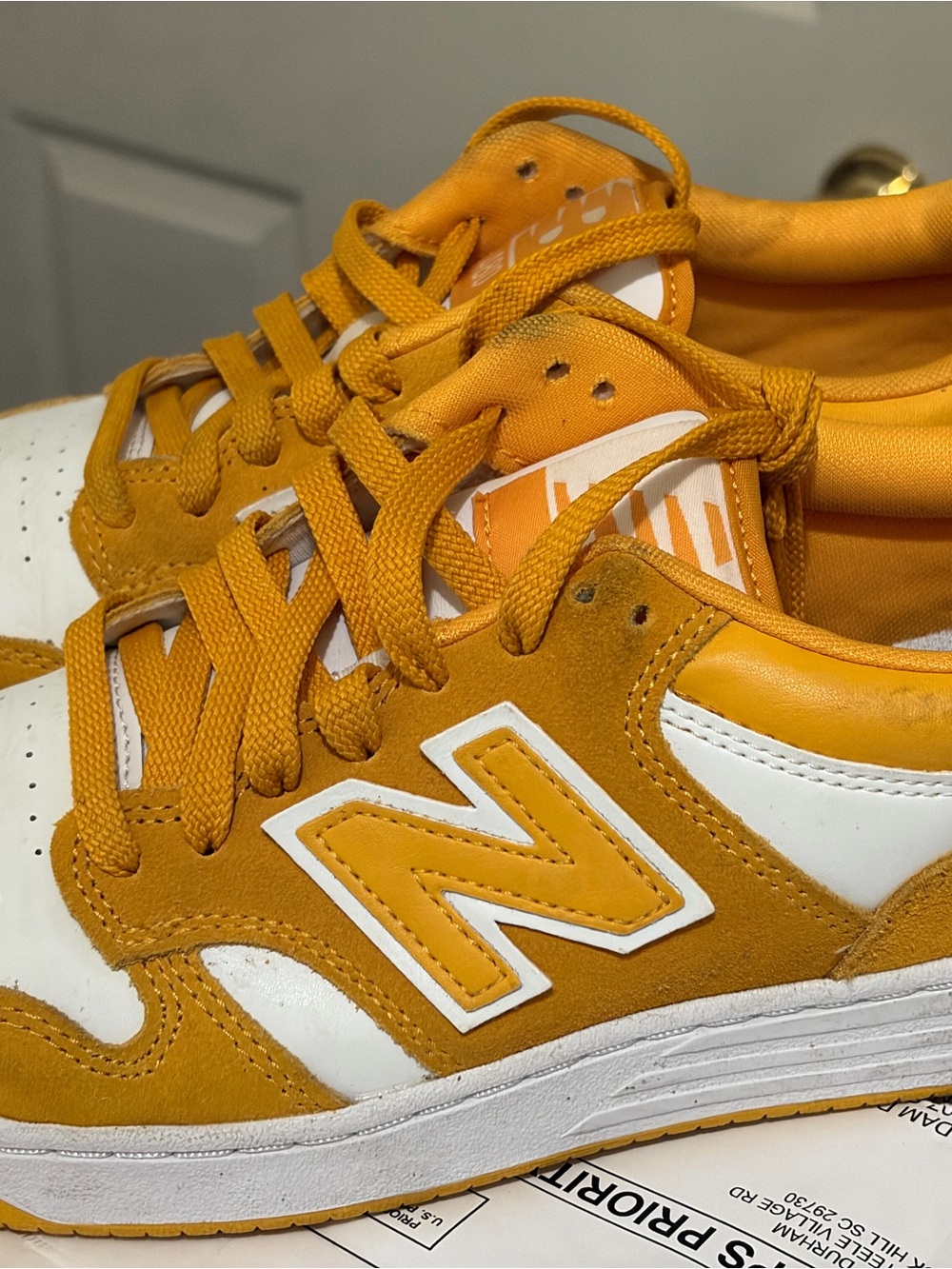 New Balance 480 Varsity Gold Men’s size 7.5